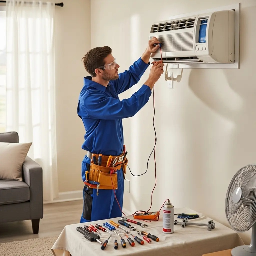 Nallıhan Dominox Dominox klima gaz dolumu ve bakım – Enerji verimliliği artırıldı. - Teknik servis örneği